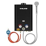 GASLAND BE264B Gas Durchlauferhitzer Propangas 10 Liter Camping Durchlauferhitzer...