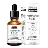 Niacinamide Serum mit Vitamin C & Natrium Hyaluronat, 30ml Niacinamide Gesichtsserum für...