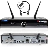 OCTAGON 8008 4K Twin Sat Receiver + HM-Sat HDMI Kabel, 2 Betriebssysteme: E2 Linux &...