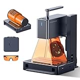 LaserPecker 2 Graviermaschine Laser mit Rotationswalze & Tasche, 5W Laser Gravur...