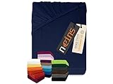 npluseins klassisches Jersey Spannbetttuch - vielen Farben + Größen - 100% Baumwolle...