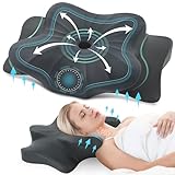 DONAMA Memory Foam Kissen ergonomisches Nackenkissen Kopfkissen Seitenschläferkissen für...