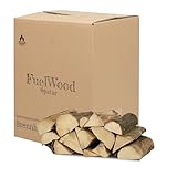 FuelWood Spatar Premium Hainbuchen-Brennholz 25L – Ofengetrocknet, 25 cm Scheite, unter...