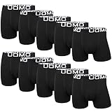 L&K 10er Pack Herren Retroshorts Boxershorts Baumwolle Schwarz Mehrfarbig...