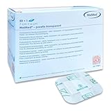 Saxomed Pflaster wasserfest 7 x 6 cm Wundpflaster steril transparent - wasserdichtes...