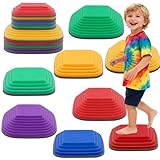 8 Stück Balanciersteine für Kinder, Sensorisches Spielzeug für drinnen und...