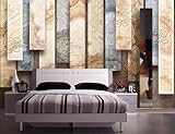 Geometrische Marmorierung 3D Tapete Poster Restaurant Schlafzimmer Wohnzimmer Sofa TV...