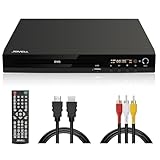 DVD-170 Kompakter DVD-Player mit Scart-Anschluss, Regionenfreier...