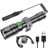 Garberiel 2 in 1 L2 LED Taschenlampe, Extrem Helle Taschenlampe 8000 Lumen, USB...