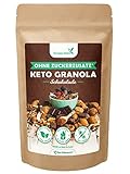 Simply Keto Knusper Granola Schoko - Lower Carb* Müsli-Alternative ohne Zuckerzusatz -...