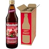 RABENHORST Granatapfel Muttersaft BIO 3er Pack (3 x 700 ml) - 100 % purer...