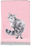 Wrendale Designs Winterschal Glamour Puss', rose, Einheitsgröße