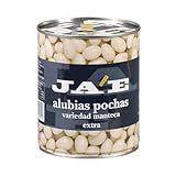 JAE Gekochte weiße Pocha-Bohnen JAE Dose 500 g 2er-Pack