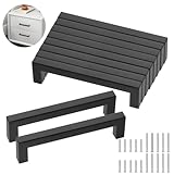 talifoca 10 Stück Möbelgriffe, Schwarz 128mm lochabstand Küchengriffe, Edelstahl...
