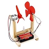 DIY Windgenerator Spielzeug Kleiner Motor Vertikale Windturbinen Spielzeug Einzigartiges...