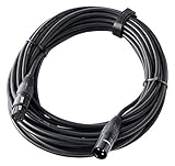 Pronomic XFXM-10 Mikrofonkabel (10m Länge, XLR female 3-pol - XLR male 3-pol, Stecker...