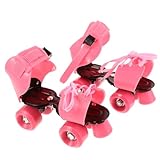 Milisten Kinder Skateschuhe Mit Vier Rädern Hockey Schlittschuhe Kinder Rollschuhe...
