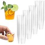 Magrimaxio 100 Stück schnapsgläser plastik, 3cl/30ml shotgläser, Shot Becher aus PS...