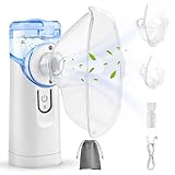 Inhalator,Inhalationsgerät tragbar Vernebler Set,Geräuscharmes Inhalator mit...