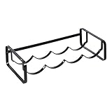 Amazon Basics – Weinregal, stapelbar, Tischregal, Schwarz, ‎40.01 x 9.5 x...