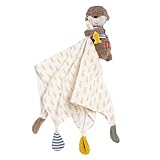 Fehn Musselin-Schmusetuch Otter – Einschlafhilfe & Stofftier-Schnuffeltuch mit...