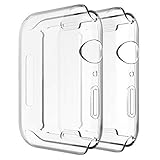 Simpeak 2-Stück Hülle Kompatibel mit Apple Watch 45mm Series 9/8/7, Schutzhülle Leicht...