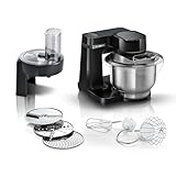 Bosch Küchenmaschine Serie 2 MUMS2EB01, Edelstahl-Schüssel 3,8 L, Planetenrührwerk,...