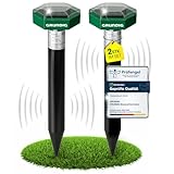 GRUNDIG Maulwurf Vertreiber Wühlmausschreck 2erPack - SCHNELLE Ergebnisse mit extremen...