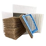 OLI-NATURA Padset mit Hand-Padhalter und 20 Pads - professioneller Ölauftrag...