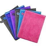 6 Stück Waschlappen Microfaser Super Weicher Waschhandschuhe Frottee Mikrofaser...