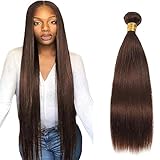 Salharer Echthaar Tressen Zum Einnähen Straight Human Hair Bundles Double Weft Extensions...