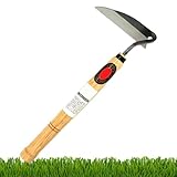 Frfik Grassichel | Sichel-Gartenwerkzeug | Garten-Jätsichel | Sichel mit langem Griff |...