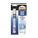 Pattex Perfektes Bad Fugenstift, Fugenweiß zur einfachen und präzisen Anwendung, Marker...