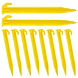 Molain 10 Stück Camping Heringe, Kunststoff Zelthering Gartenheringe Sandheringe Zelt...