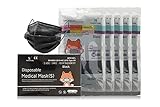 YINHONYUHE Medizinische Einwegmasken Für kinder Ce Zertifiziert, 50 Einheiten, Schwarz,...