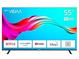 DYON Smart 55 VX 139 cm (55 Zoll) Fernseher (4K UHD Smart TV, HD Triple Tuner...