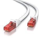 10m Netzwerkkabel RJ45 - Ethernet Gigabit LAN Kabel - 10 100 1000Mbit s - Patchkabel -...