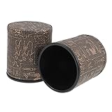 Sosoport 2 Stücke Gemusterte Würfelbecher Rollenständer Ktv Würfelhalter Würfel...
