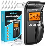 Millegu Alkoholtester Aufladbar, Alkoholtester Promillemessgerät mit...