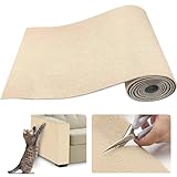 Trimmbare Selbstklebend Kratzteppich Katze Wand kratzschutz Sofa Katze Schutz...