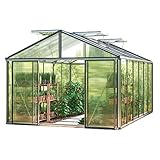 GFP Gewächshaus Asteria 24 Light 311x460 cm mit integriertem Fundament 12 mm...