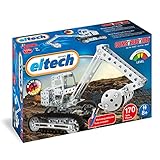 Eitech 00087 Metallbaukasten - Bagger I, Modellauto mit 170 Bauteilen, Baustellenfahrzeug,...
