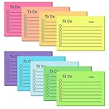 9 Blöcken Haftnotizen, 450 Blätter To Do Liste Haftnotizblock Linierte Notizzettel...
