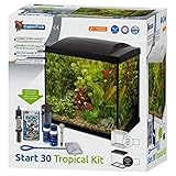 SuperFish SF Tropical Set 30 Aquarium schwarz inkl. Filter, Heizer, Wasseraufbereiter,...