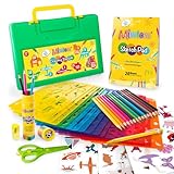 Mimtom Malschablonen für Kinder | 60-teiliges Zeichenschablonen-Set mit über...