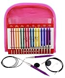 KnitPro 50618 Nadelspitzen Set Spectra Trendz Multicolor Deluxe, 23.09 x 20.29 x...