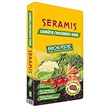 Seramis Torffreie Bioerde für Gemüse & Hochbeet, 40 l – Gemüseerde mit Dünger und...