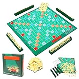 Aomantic Sarl Scra-bble Kompakt Brettspiele, Alphabet Lernspiel, Rechtschreibung...