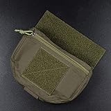 HSAPAZD Tactical FC Drop Pouch Chest Device Drop Pouch mit Gummiband am Boden,...