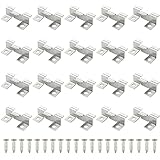 TAODAN 20 Stück Edelstahl Terrassendielen Versteckter Abstandshalter Board Clip mit...